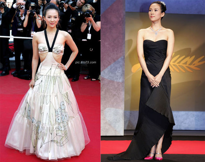 Soi những bộ đầm của Chương Tử Di ở thảm đỏ Cannes qua các mùa