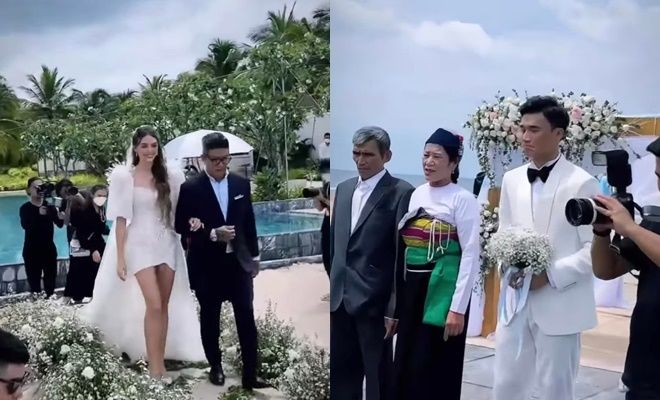 Toàn cảnh đám cưới của Bùi Tiến Dũng và vợ Tây: Nhiều sao Việt có mặt