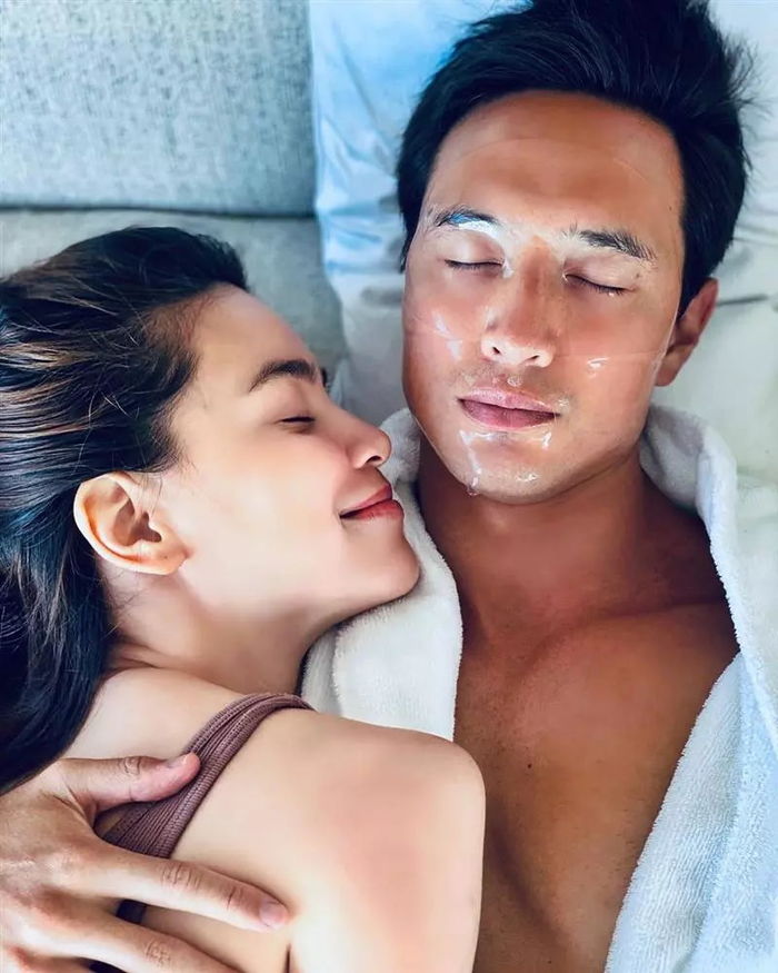 Vợ chồng sao chung sở thích làm đẹp: Minh Hằng có hôn phu đồng hành