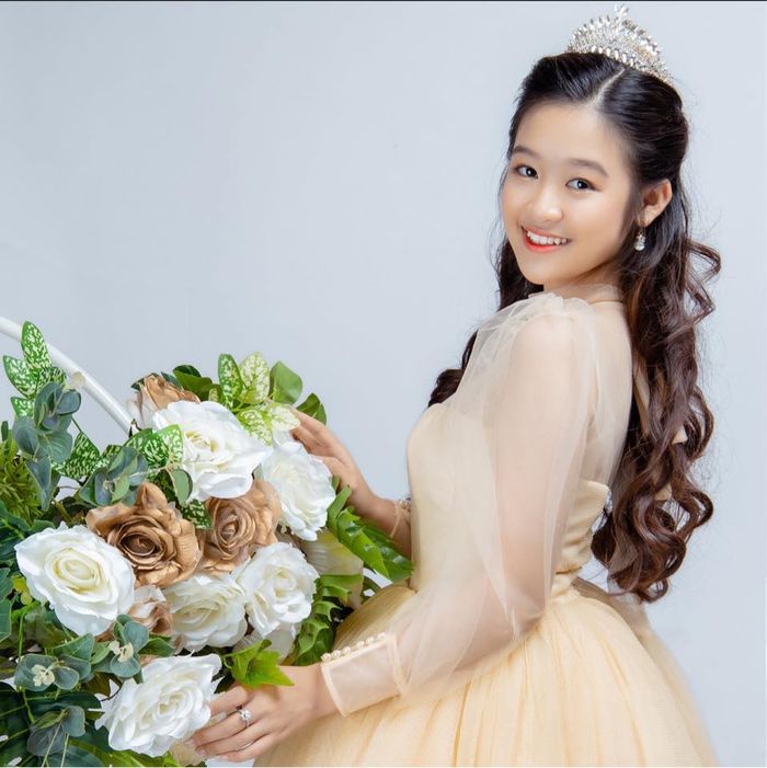 Hoa hậu nhí Lê Huỳnh Bảo Ngọc đẹp xuất thần khi chụp ảnh cùng anh trai   MOLI Star