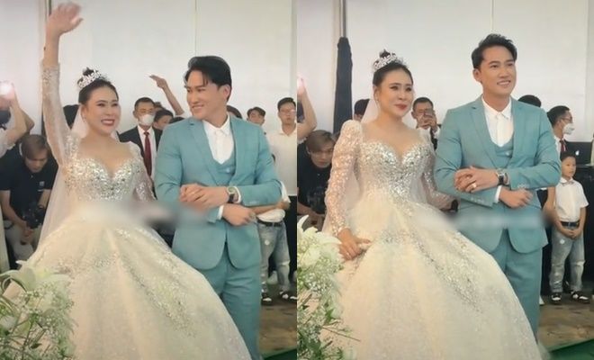 Đám cưới đặc biệt nhất Vbiz: Cô dâu được bạn thân dắt tay trao chú rể
