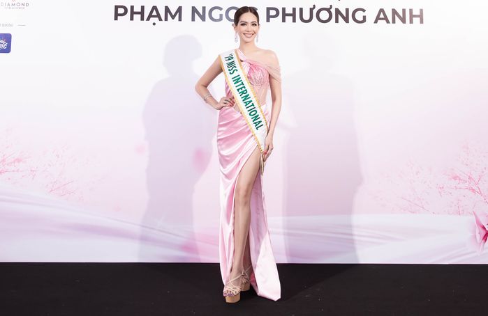 Dàn mỹ nhân Việt diện đồ pastel đến chúc mừng Á hậu Phương Anh