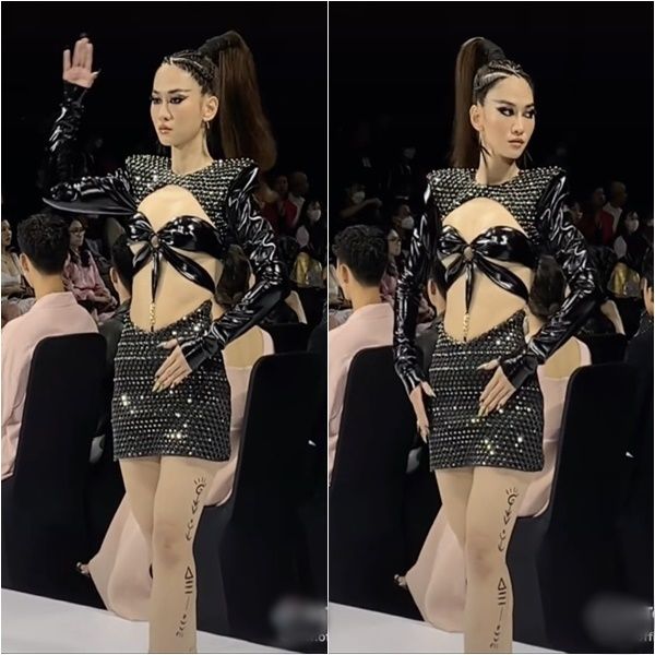 Đi ngược lại với số đông: Minh Tú ủng hộ Lê Bống trình diễn thời trang