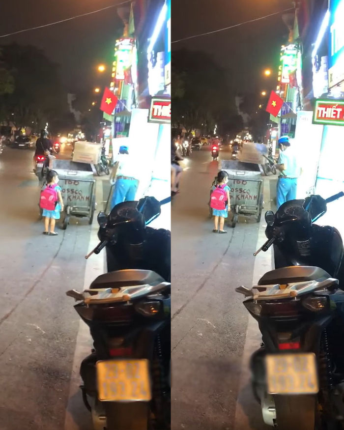 Em bé đội áo mưa đi theo mẹ bán hoa mưu sinh: Ai cũng nghẹn lòng
