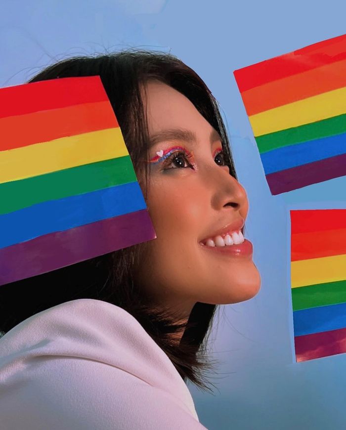 Sao Việt ủng hộ ngày hội LGBT: Minh Triệu - Kỳ Duyên sang tận Thái Lan