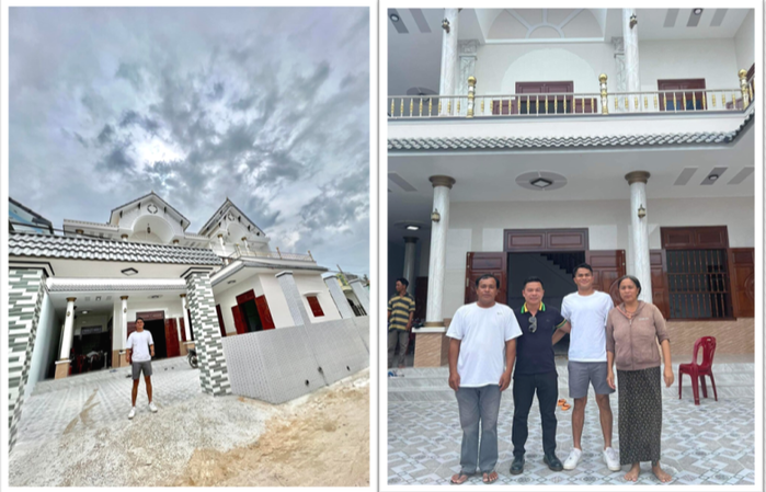 Dụng Quang Nho biến giấc mơ thành động lực để xây nhà tặng bố mẹ
