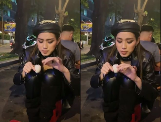 Style đi ăn vặt của các nàng hậu: Phạm Hương như nhân viên văn phòng