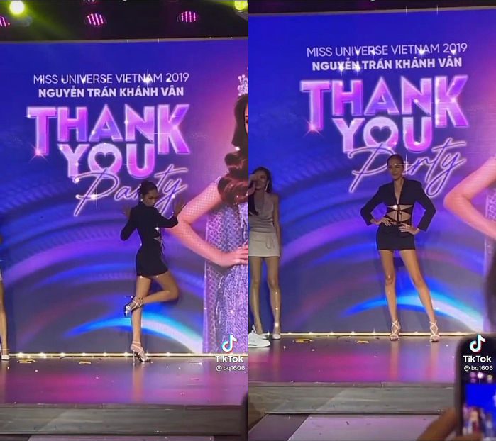 1001 màn catwalk trong tiệc của Khánh Vân: Mạc Văn Khoa đội ghế