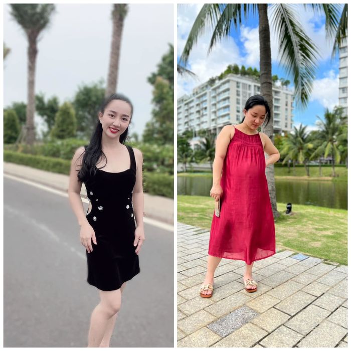 12 ngày nữa sinh con: Vợ Dương Lâm tự đi khám bệnh còn lái xe đón con