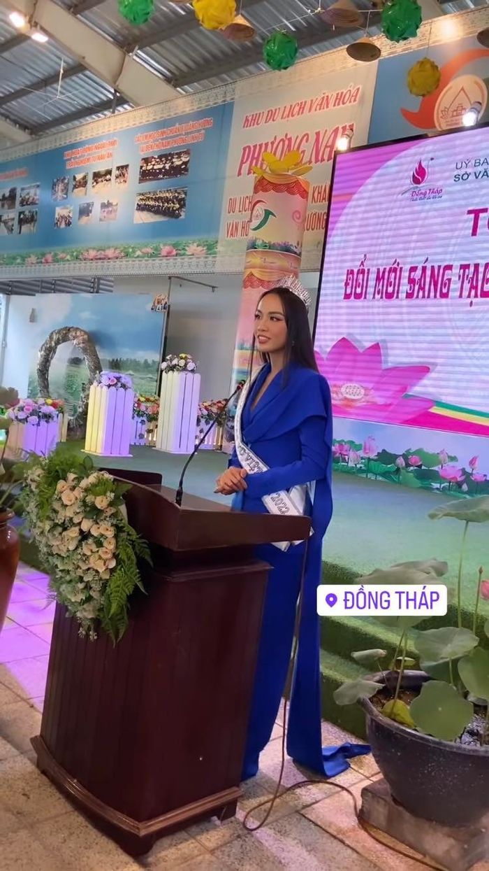 Á hậu Thủy Tiên khởi động chuyến Homecoming ở quê nhà Đồng Tháp