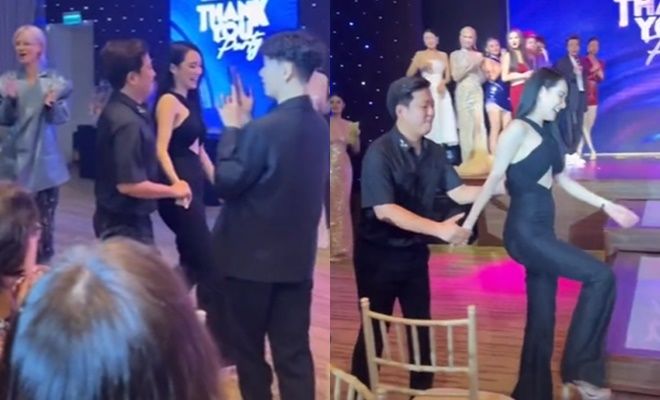 Góc tự hào về vợ: Trường Giang khuyến khích Nhã Phương lên catwalk