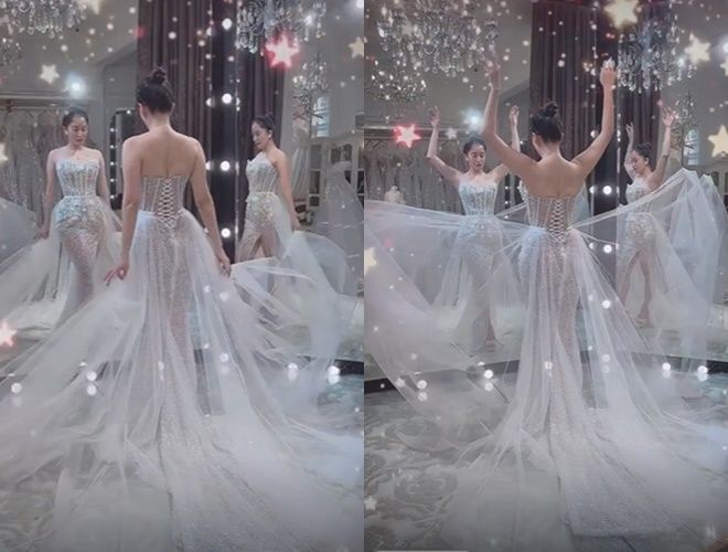 Khánh Thi gia nhập hội sao nữ chuẩn bị nhiều váy cưới nhất cho hôn lễ