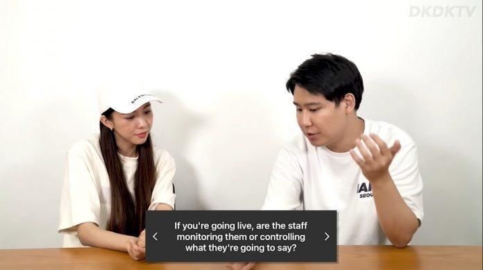 Khi idol giao lưu, livestream với fan: Luôn có staff ngồi cạnh bên
