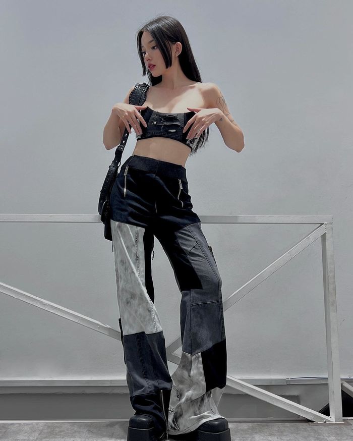Linh Ngọc Đàm, Cô Em Trendy thay nhau tái chế quần jeans cũ