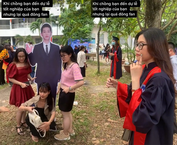 Muôn kiểu ăn mừng lễ tốt nghiệp Đại học: Tự nhiên thành vợ của idol