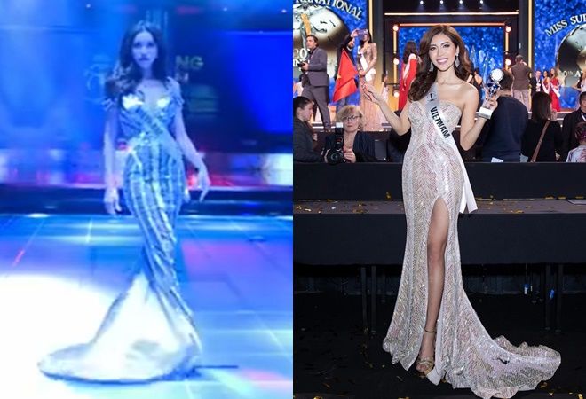 Những miss đá váy của Vbiz: Khánh Vân đá từ sàn diễn ra thảm đỏ