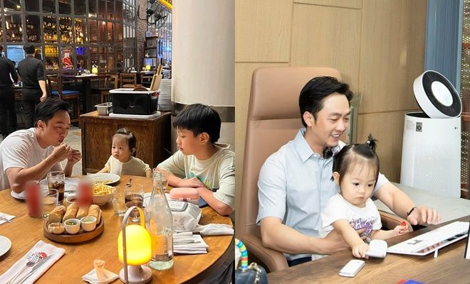 Sao nam Việt từng tình trường khét tiếng nay làm bố bỉm sữa cực khéo
