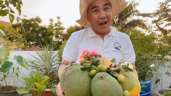 Sao Việt trồng rau quả trên sân thượng nhà phố: Cẩm Ly siêu mát tay