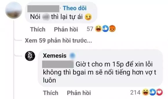 Bị bình luận khiếm nhã, Xemesis đáp trả cực gắt bảo vệ Xoài Non