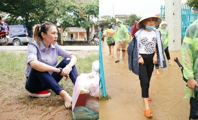 Thời trang đi từ thiện của các mỹ nhân Việt: Thùy Tiên siêu giản dị