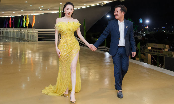 Cứ dự sự kiện Trường Giang lại hướng ánh mắt về phía Nhã Phương