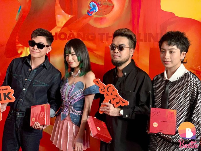 Dàn sao chúc mừng Hoàng Thùy Linh: Gil Lê công khai ôm thân mật