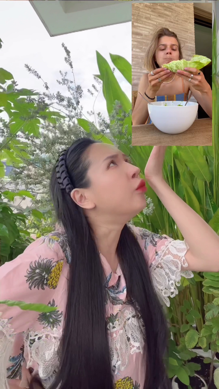 Viên Vibi xây bức tường chia đôi chiếc giường khi giận người yêu