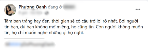 Hậu công khai hẹn hò, Phương Oanh đợi thời gian trả lời tất cả