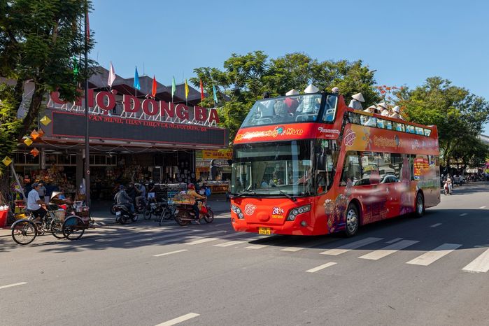 Huế thử nghiệm xe bus 2 tầng vòng quanh cố đô: Nhanh ghé thử dịp 2/9