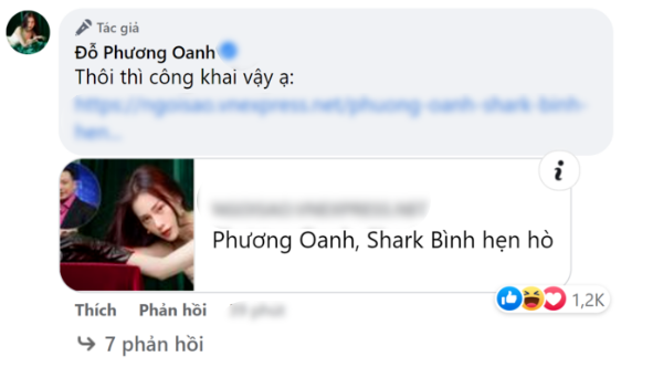 Phương Oanh hẹn hò Shark Bình: Yêu đương danh chính ngôn thuận