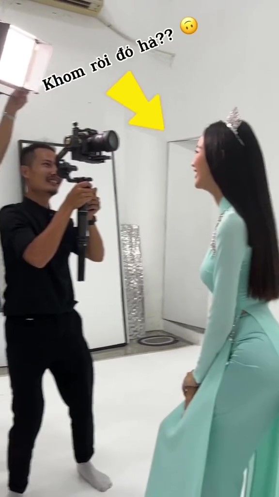 Á hậu Bảo Ngọc khổ sở vì cao 1m85: Khom muốn gãy lưng khi ghi hình