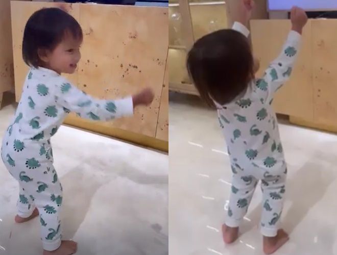 Không hổ danh con gái của nữ hoàng giải trí: Lisa nhảy cực sung