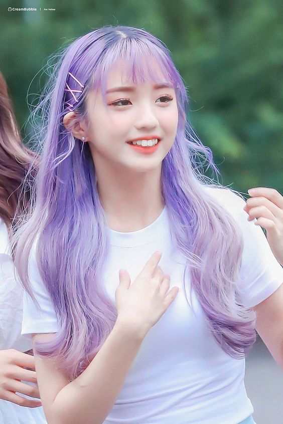 Mỹ nữ Kpop nhuộm tóc cà tím: fan mê mẩn trước sự xinh đẹp của Karina