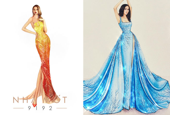 Chiêm ngưỡng váy dạ hội của dàn thí sinh Miss World Vietnam 2022