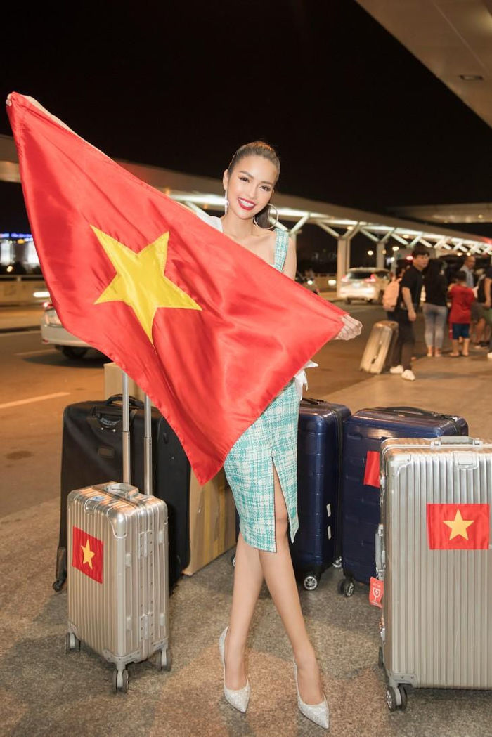 Sao Việt gặp sự cố bị lạc mất trang phục khi đi thi Hoa hậu