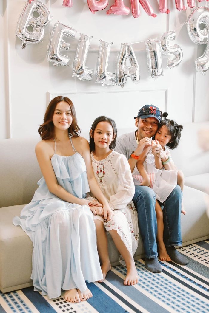 Sao Việt ưu tiên con cái hậu ly hôn: Hoàng Oanh cho con đi chơi với bố