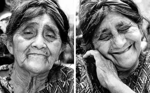 Sự biến đổi trên gương mặt của phụ nữ trên thế giới khi được khen đẹp