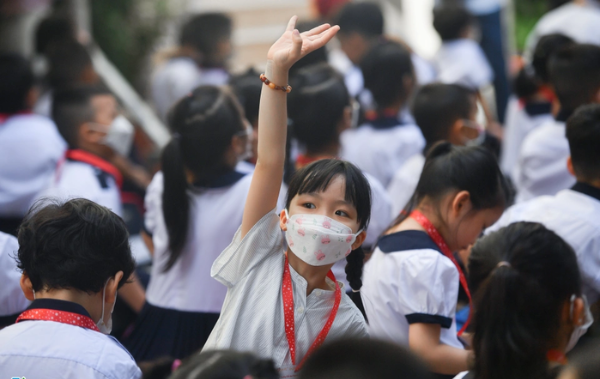 Khoảnh khắc tựu trường của các em nhỏ sau kỳ nghỉ hè