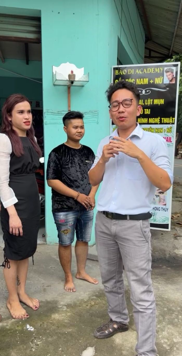 Cặp đôi hoán đổi giới tính ở Sài Gòn: Chồng đang thả để có em bé