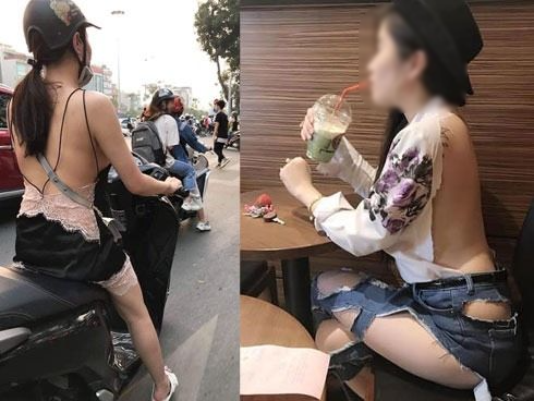 Bị chê ô dề khi mặc áo toang lưng, cô gái lên tiếng đáp trả