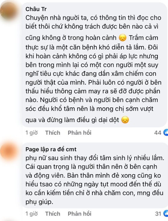 Vợ Decao xác nhận áp lực sau sinh: Mong mọi người không chỉ trích ai