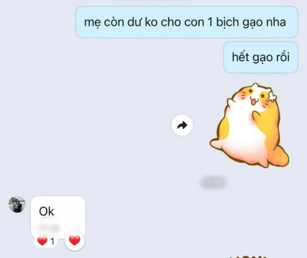 Lấy chồng gần, cô gái khoe được mẹ tiếp lương thực mỗi ngày