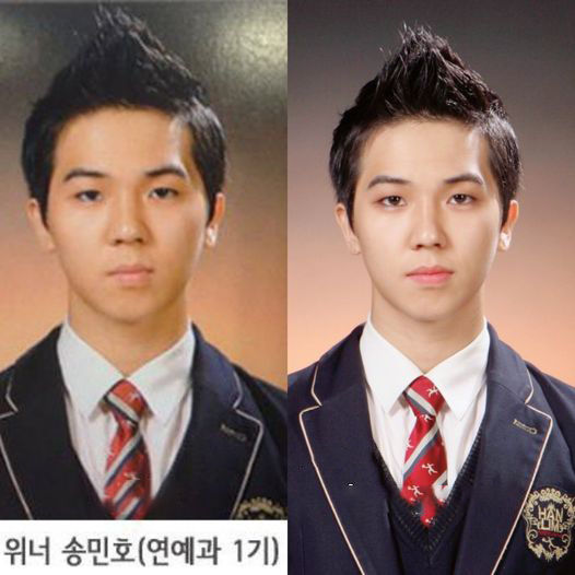 Ảnh thẻ của idol nam: Mino được trường kéo sáng, Jungkook đẹp xỉu