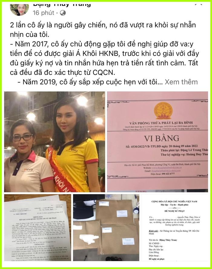 Chị gái Đặng Thu Thảo liên tục tố qua tố lại với Hoa hậu Thùy Tiên