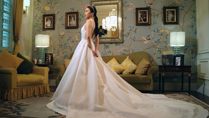Diệu Nhi trước hôn lễ: Thử váy cưới tiền đình nhẹ, độ dáng tích cực