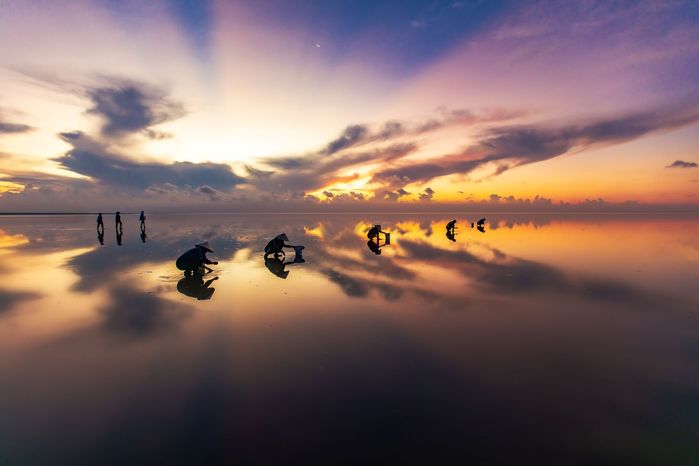 Những bãi biển vô cực: Biển ở Tiền Giang cách TP.HCM chỉ 70km