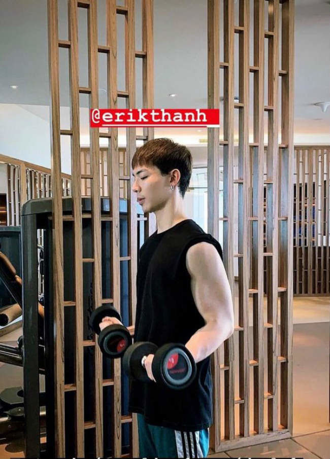 Sao nam Vbiz thăng hạng nhan sắc nhờ tập gym: Quốc Thiên có 6 múi