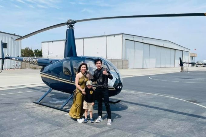 Sao Việt du lịch bằng trực thăng: Lệ Quyên vi vu cùng tình trẻ