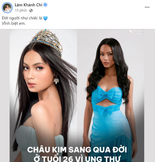 Sao Việt khóc thương người mẫu Chau Kim Sang qua đời tuổi 26