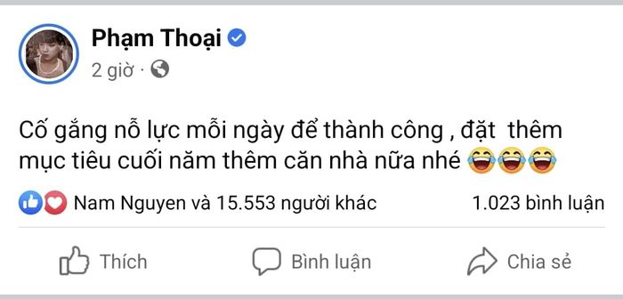 Thu nhập hơn 1 tỷ/tháng, Phạm Thoại đặt gạch xây thêm căn nhà thứ 2